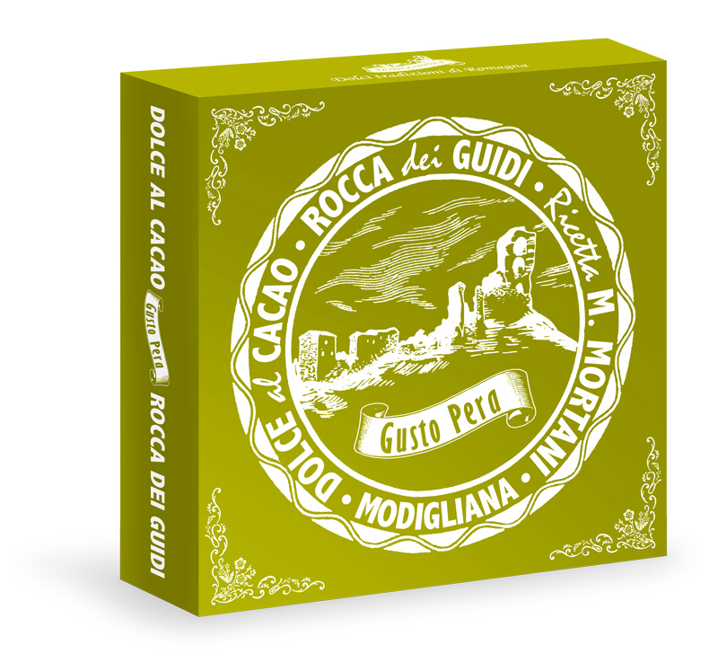 Dolce al cacao Rocca dei Guidi gusto pera Scatola